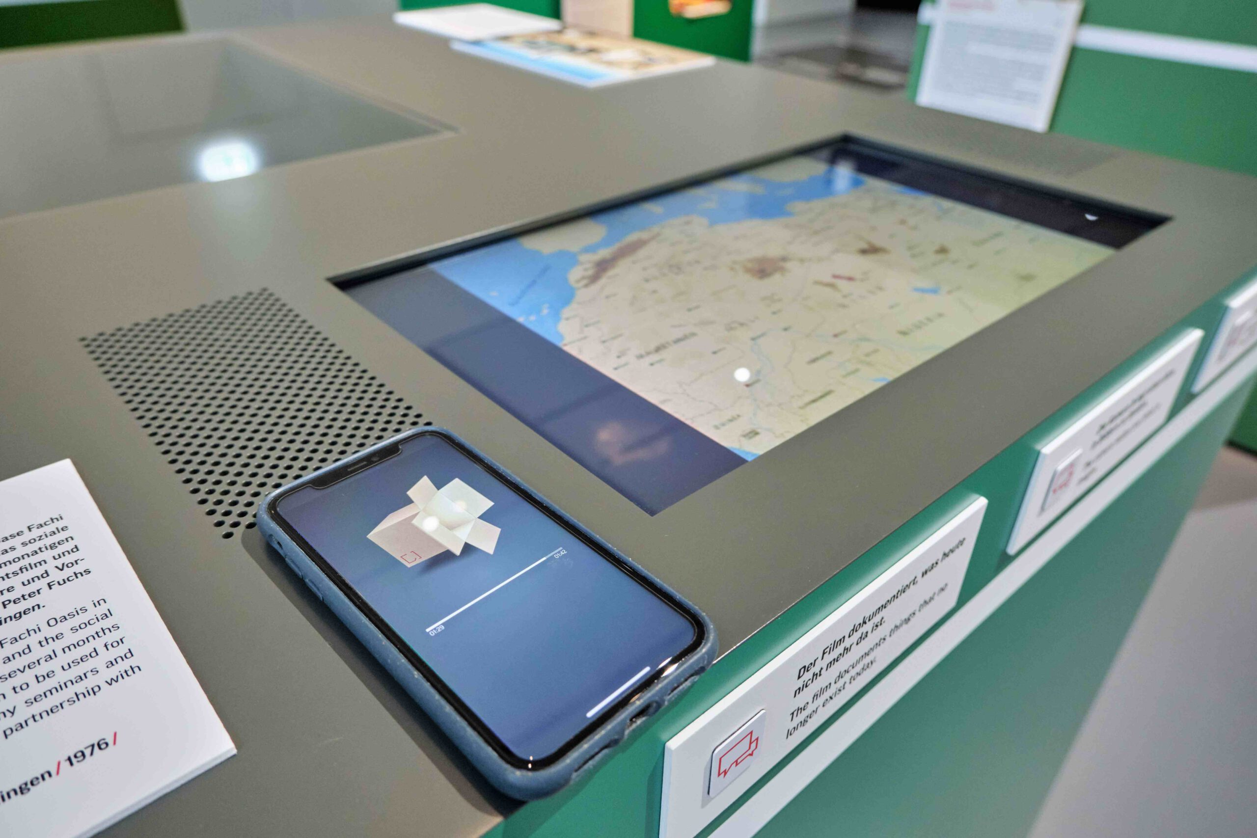 QR Audiostation im Museum Forum Wissen